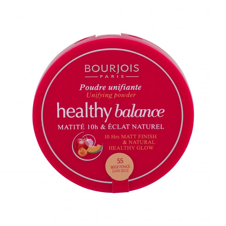 BOURJOIS Paris Healthy Balance Пудра за жени 9 гр Нюанс 55 Dark Beige