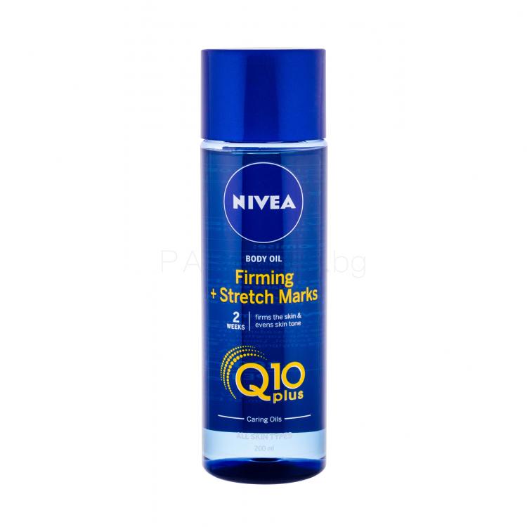 Nivea Q10 Plus Firming + Stretch Marks Олио за тяло за жени 200 ml