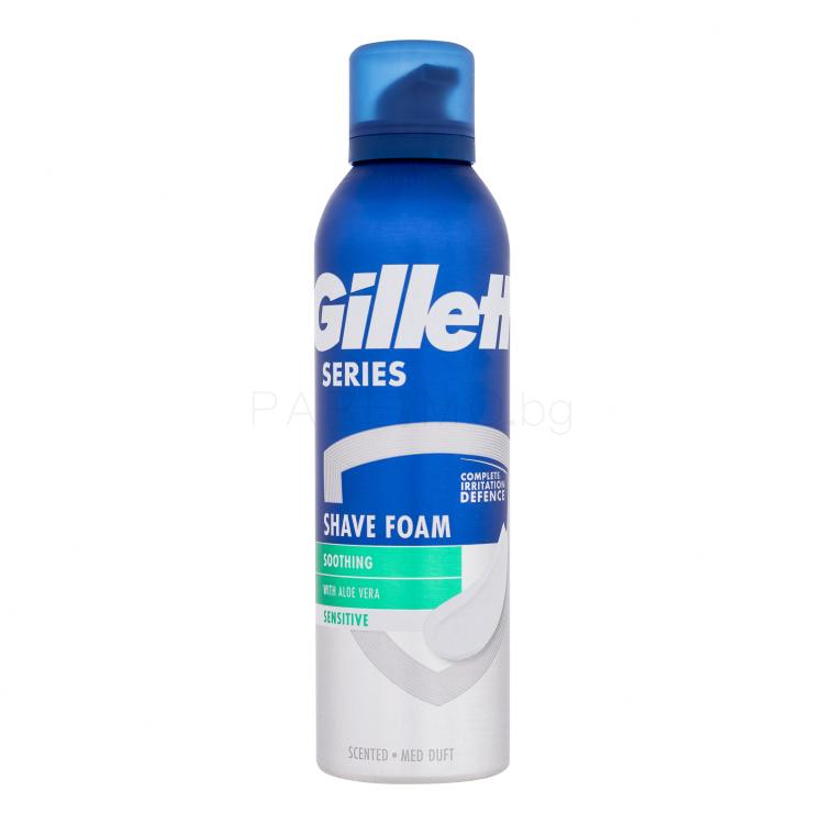 Gillette Series Sensitive Пяна за бръснене за мъже 250 ml