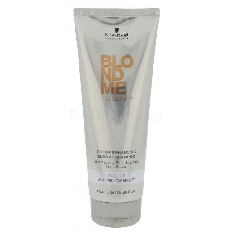 Schwarzkopf Professional Blond Me Color Enhancing Blonde Cool-Ice Shampoo Шампоан за жени 250 ml