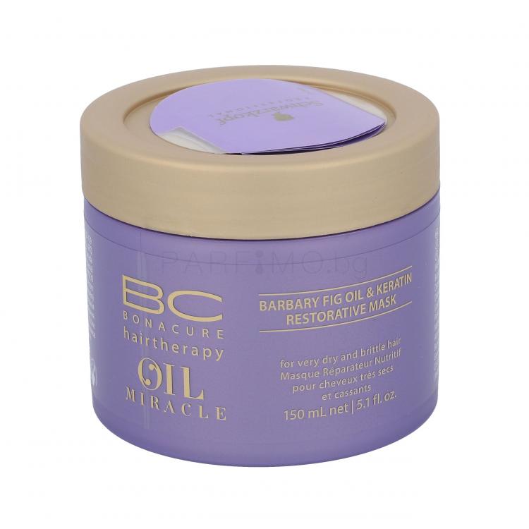 Schwarzkopf Professional BC Bonacure Oil Miracle Barbary Fig &amp; Keratin Маска за коса за жени 150 ml