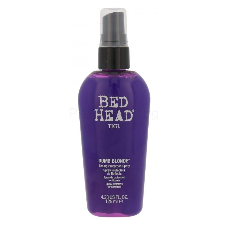 Tigi Bed Head Dumb Blonde Toning Protection Spray За термична обработка на косата за жени 125 ml