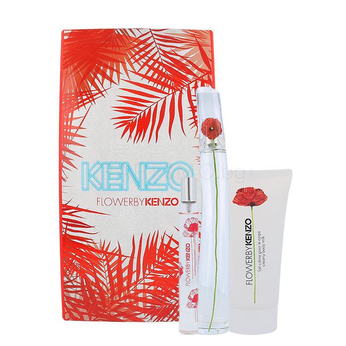 KENZO Flower By Kenzo Подаръчен комплект EDP 100 ml + лосион за тяло 50 ml + EDP 15 ml