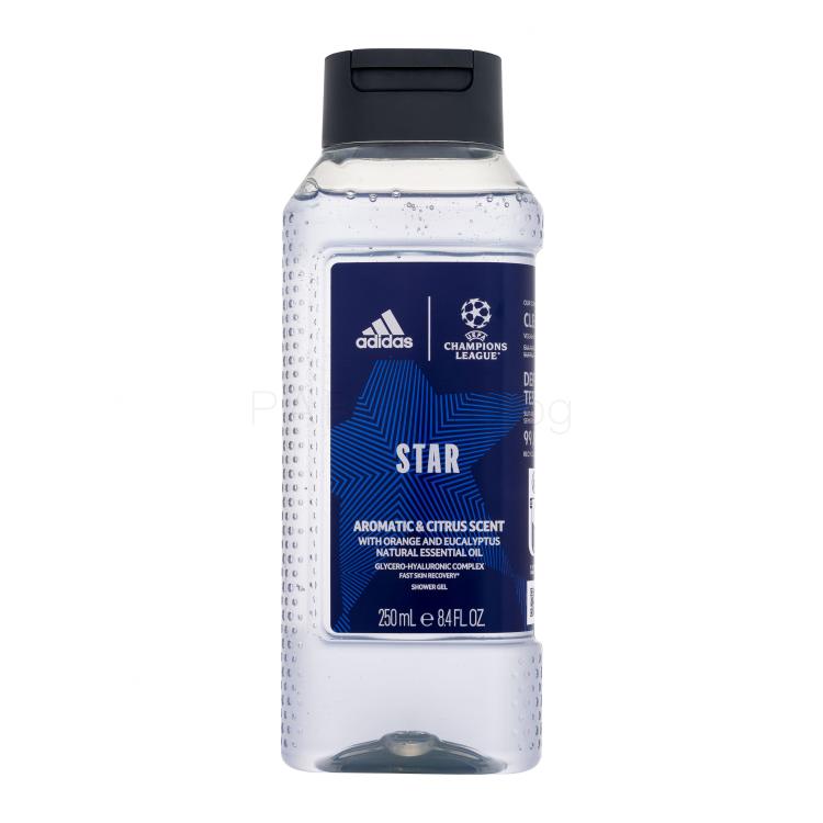 Adidas UEFA Champions League Star Душ гел за мъже 250 ml