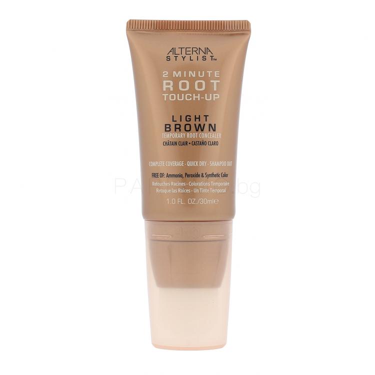 Alterna Stylist 2 Minute Root Touch-Up Боя за коса за жени 30 ml Нюанс Light Brown