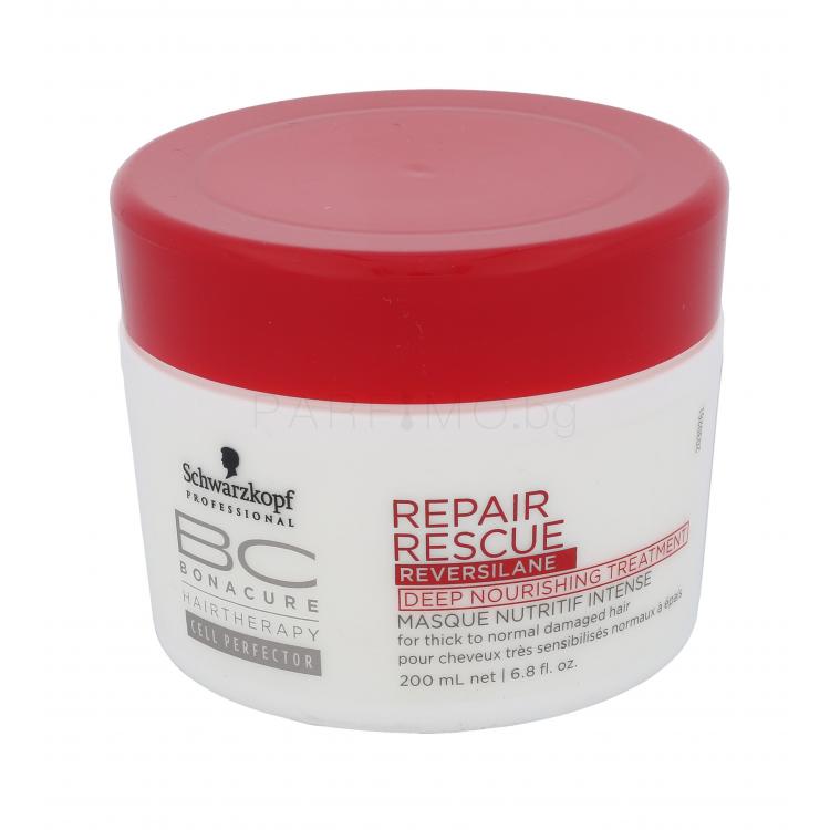 Schwarzkopf Professional BC Bonacure Repair Rescue Reversilane Маска за коса за жени 200 ml