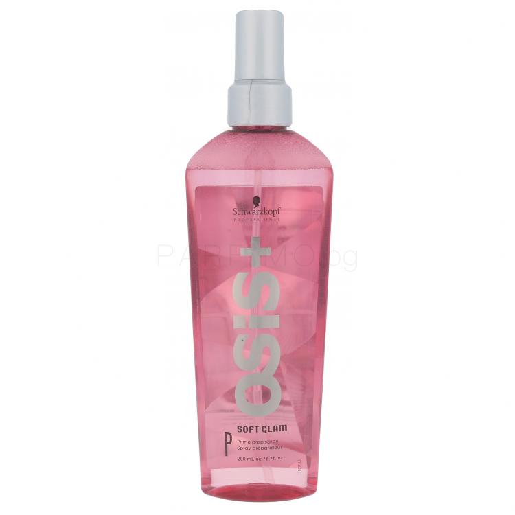 Schwarzkopf Professional Osis+ Soft Glam Prime Prep Spray Изправяне на косата за жени 200 ml