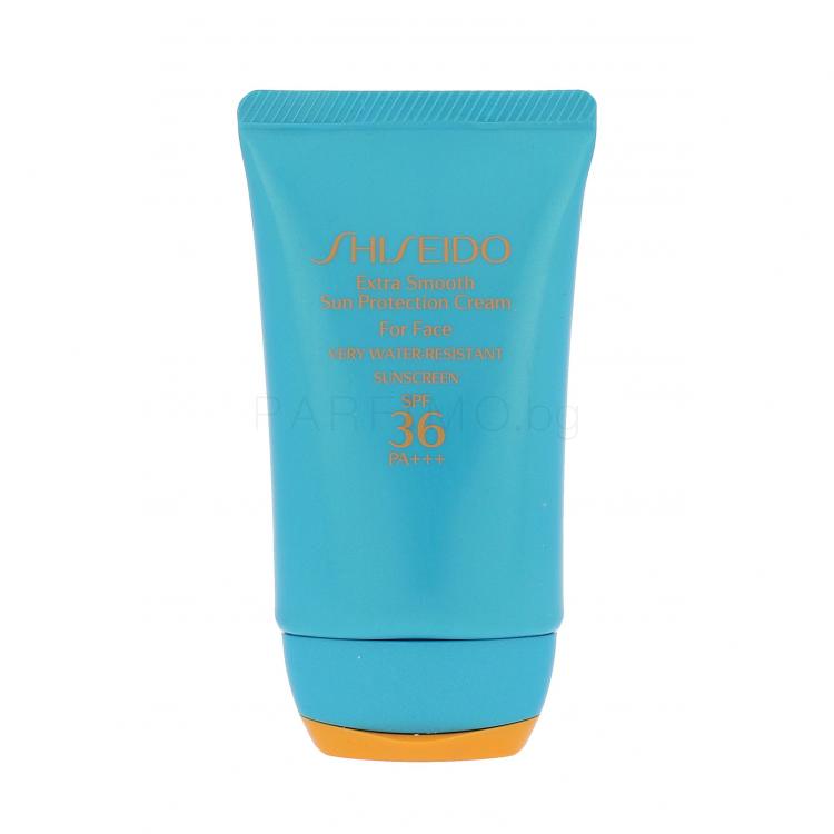 Shiseido Extra Smooth Sun Protection SPF36 Слънцезащитен продукт за лице за жени 50 ml ТЕСТЕР