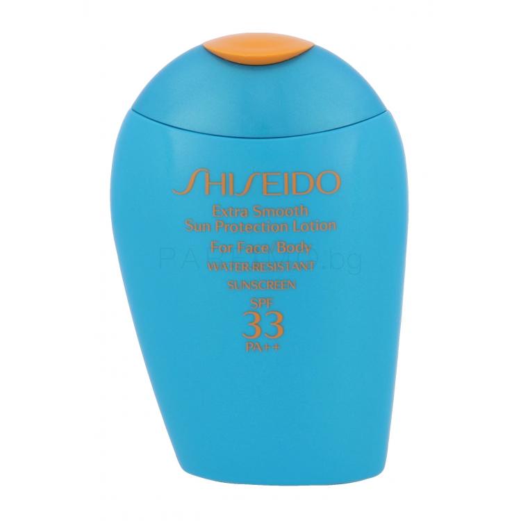 Shiseido Extra Smooth Sun Protection SPF33 Слънцезащитен продукт за лице за жени 100 ml ТЕСТЕР