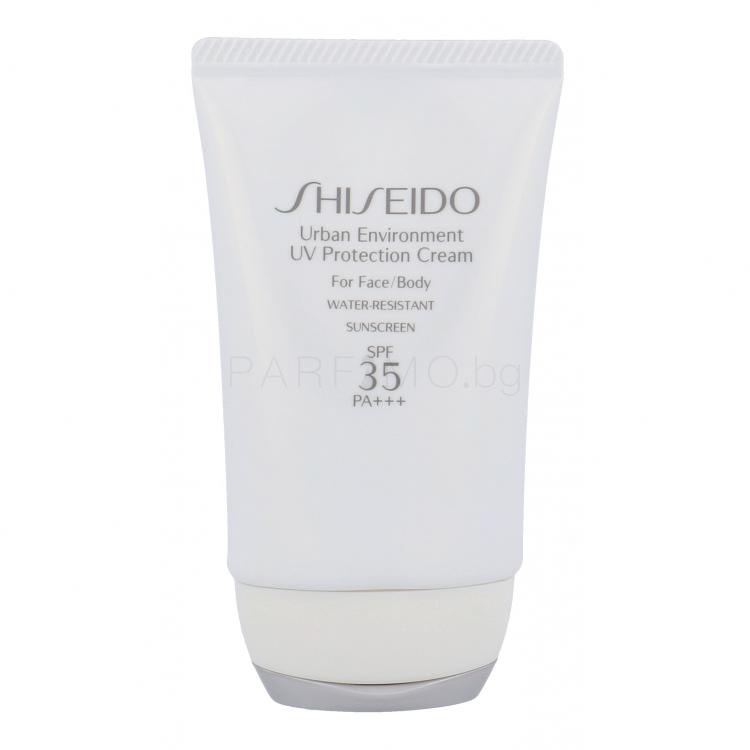 Shiseido Urban Environment SPF35 Слънцезащитен продукт за лице за жени 50 ml ТЕСТЕР