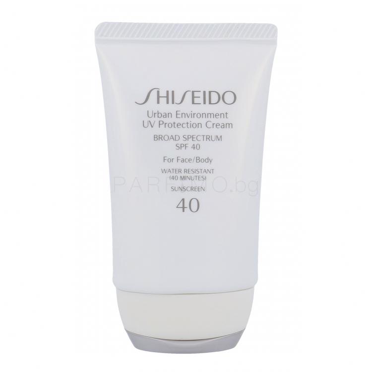 Shiseido Urban Environment SPF40 Слънцезащитен продукт за лице за жени 50 ml ТЕСТЕР