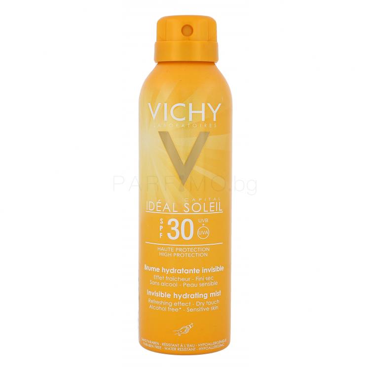 Vichy Idéal Soleil Invisible Hydrating Mist SPF30 Слънцезащитна козметика за тяло за жени 200 ml ТЕСТЕР