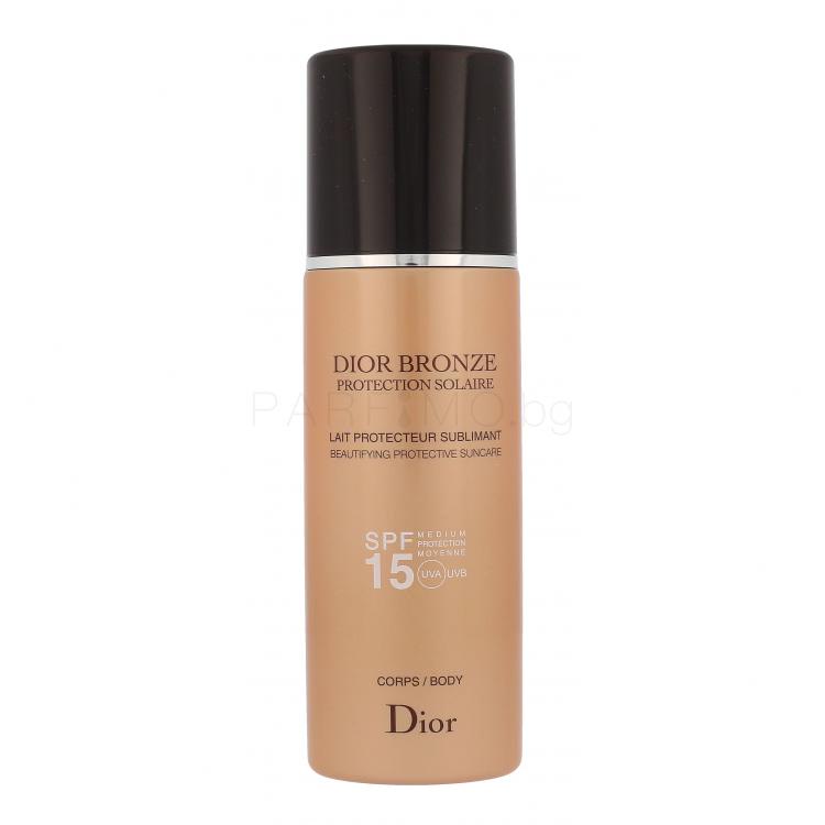Christian Dior Bronze Beautifying Protective SPF15 Слънцезащитна козметика за тяло за жени 200 ml ТЕСТЕР