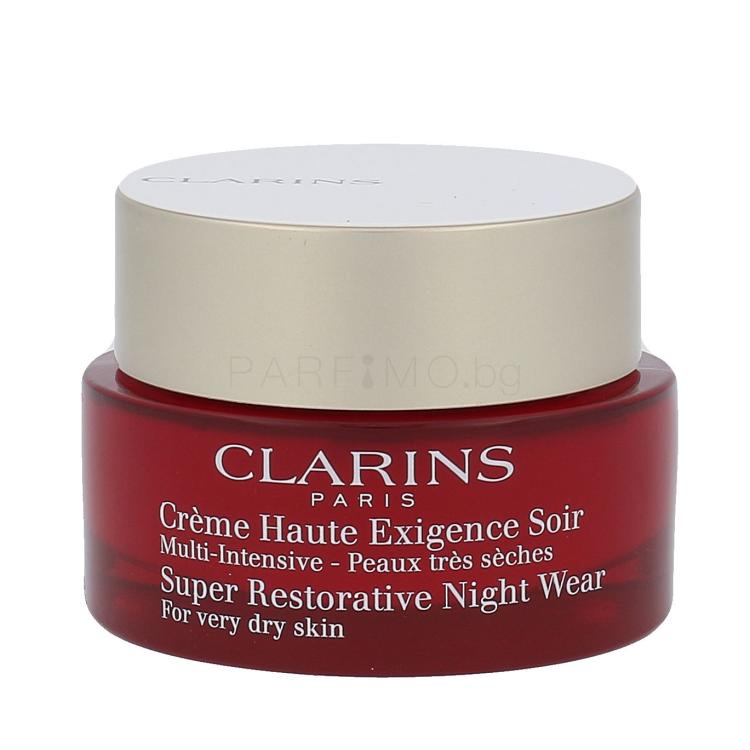 Clarins Super Restorative Night Wear Нощен крем за лице за жени 50 ml ТЕСТЕР