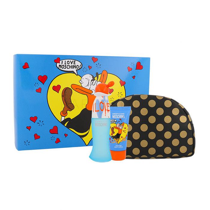 Moschino Cheap And Chic I Love Love Подаръчен комплект EDT 50 ml + лосион за тяло 50 ml + козметична чанта