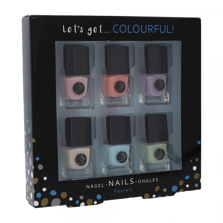 2K Let´s Get Colourful! Pastels Подаръчен комплект лак за нокти 6x 5 ml