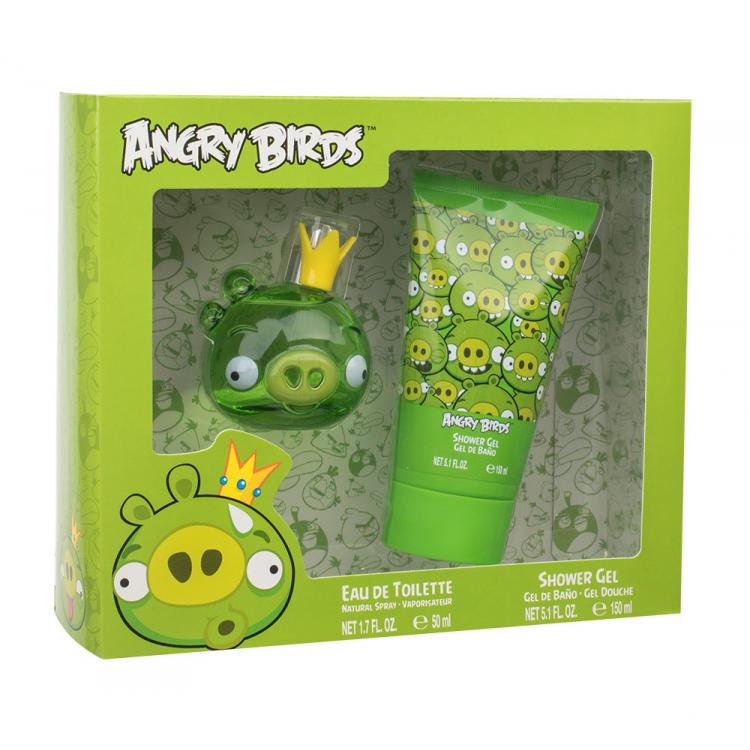 Angry Birds Angry Birds King Pig Подаръчен комплект EDT 50 ml + душ гел 150 ml
