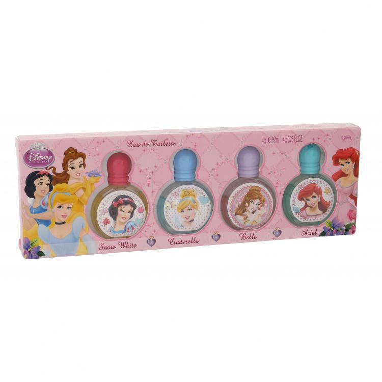 Disney Princess Princess Подаръчен комплект EDT 4x7 ml - Snow White + Cinderella + Belle + Ariel