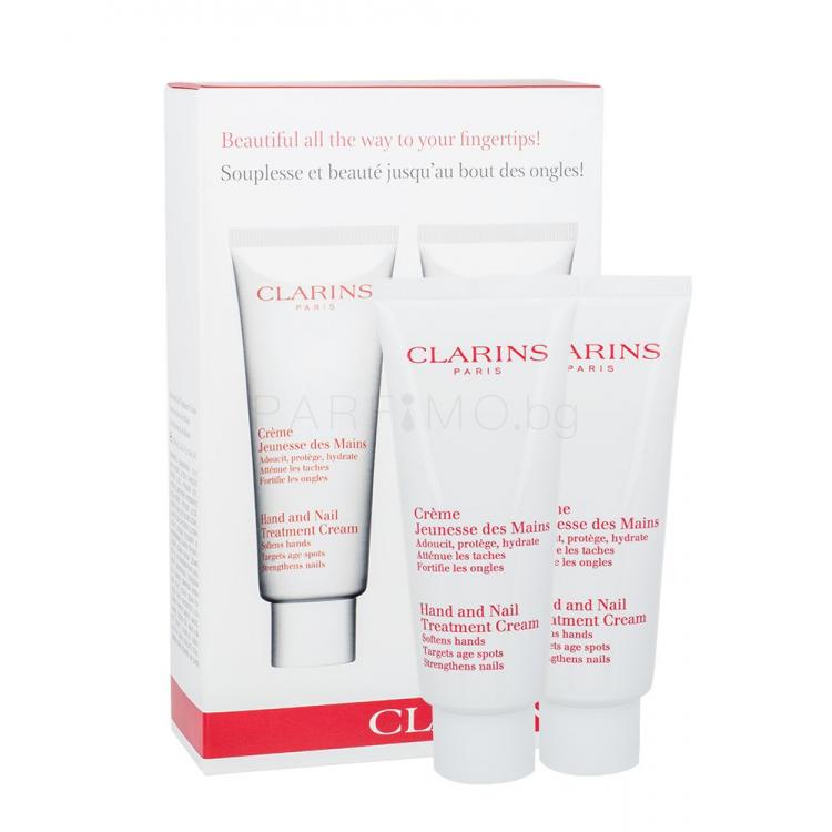 Clarins Hand And Nail Treatment Подаръчен комплект крем за ръце 2 x 100 ml