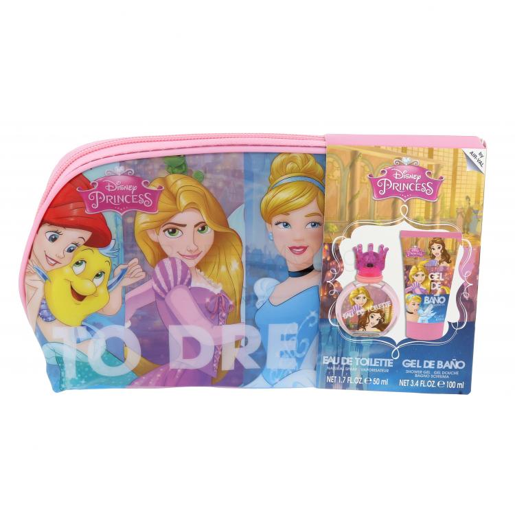 Disney Princess Princess Подаръчен комплект EDT 50ml + душ гел 100 ml + козметична чанта