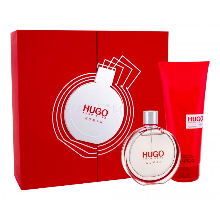 HUGO BOSS Hugo Woman Подаръчен комплект EDP 75 ml + лосион за тяло 200 ml