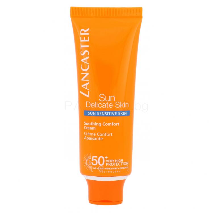 Lancaster Sun Delicate Skin SPF50+ Слънцезащитна козметика за тяло за жени 50 ml