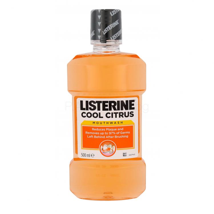 Listerine Cool Citrus Mouthwash Вода за уста 500 ml