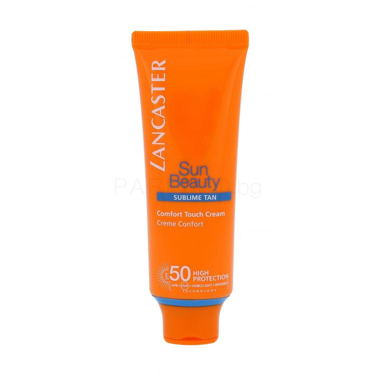 Lancaster Sun Beauty Comfort Touch Cream SPF50 Слънцезащитен продукт за лице 50 ml
