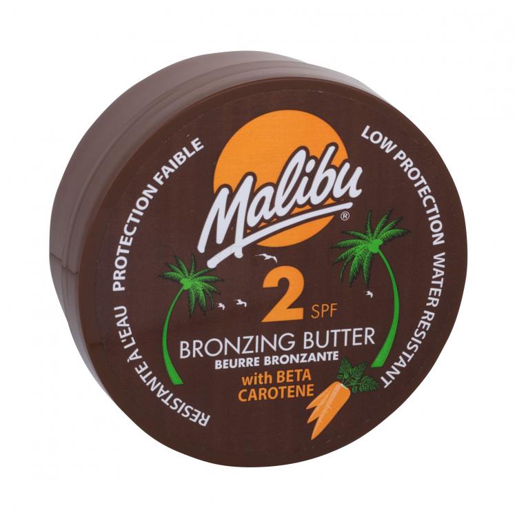 Malibu Bronzing Butter With Carotene SPF2 Слънцезащитна козметика за тяло за жени 250 ml