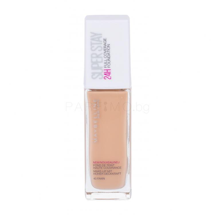 Maybelline Superstay 24h Full Coverage Фон дьо тен за жени 30 ml Нюанс 40 Fawn