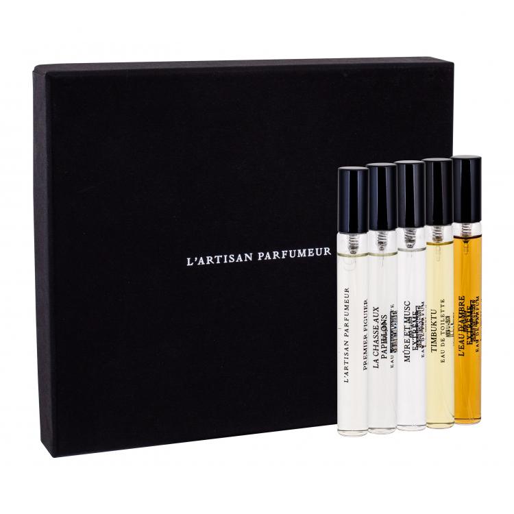 L´Artisan Parfumeur Mini Set 5 Подаръчен комплект 5 ml EDP Mure et Musc Extreme + 5 ml EDT La Chasse aux Papillons  + 5 ml EDP Premier Figuier + 5 ml EDT Timbuktu + 5 ml EDP L´Eau D´Ambre Extreme