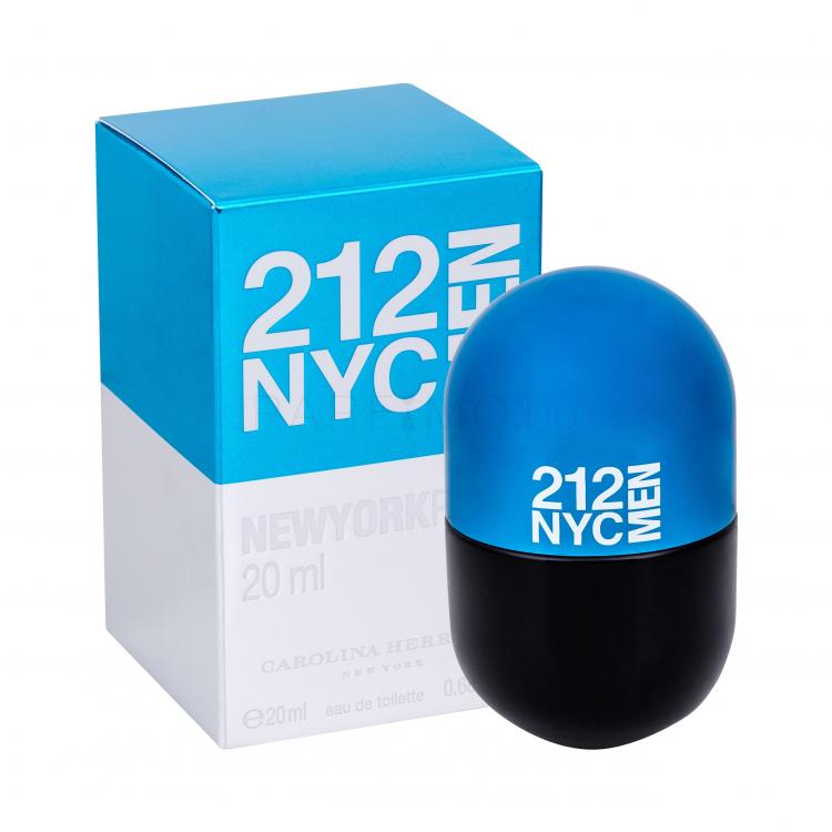 Carolina Herrera 212 NYC Men Pills Eau de Toilette за мъже 20 ml
