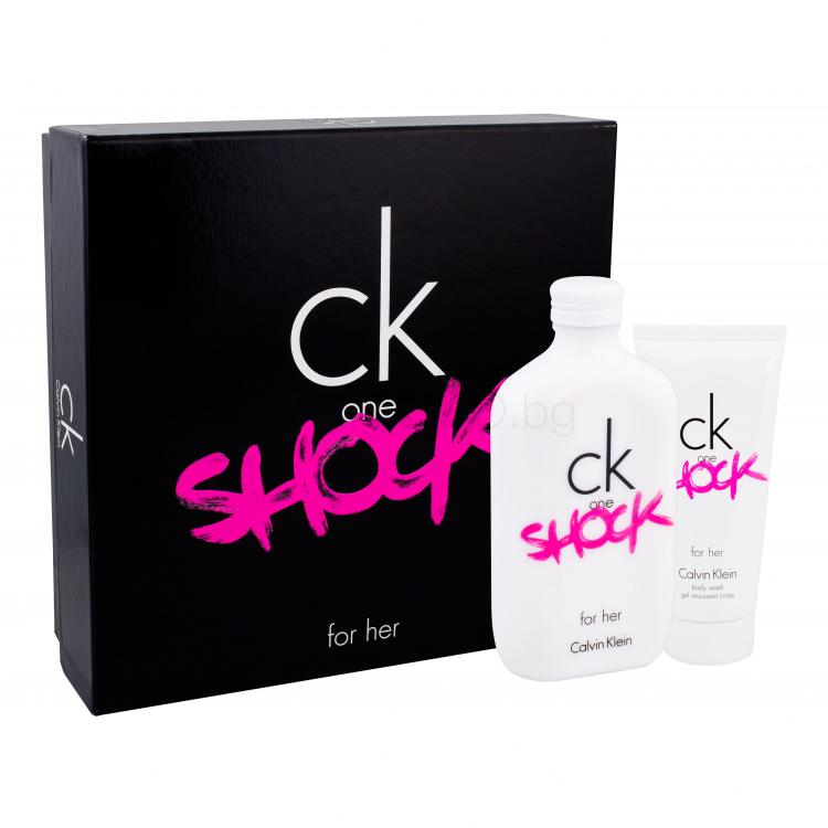 Calvin Klein CK One Shock For Her Подаръчен комплект EDT 200 ml + душ гел 100 ml