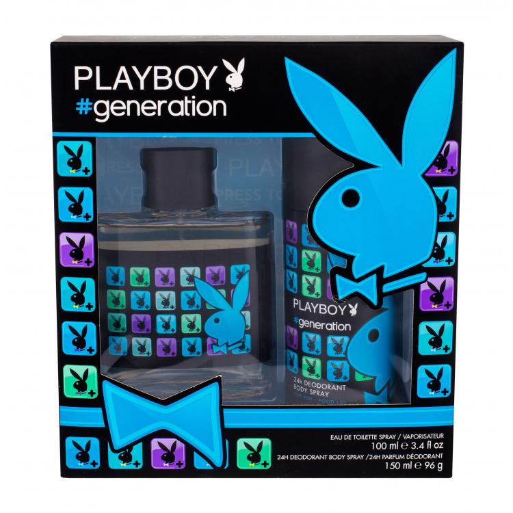 Playboy Generation For Him Подаръчен комплект EDT 100 ml + дезодорант 150 ml