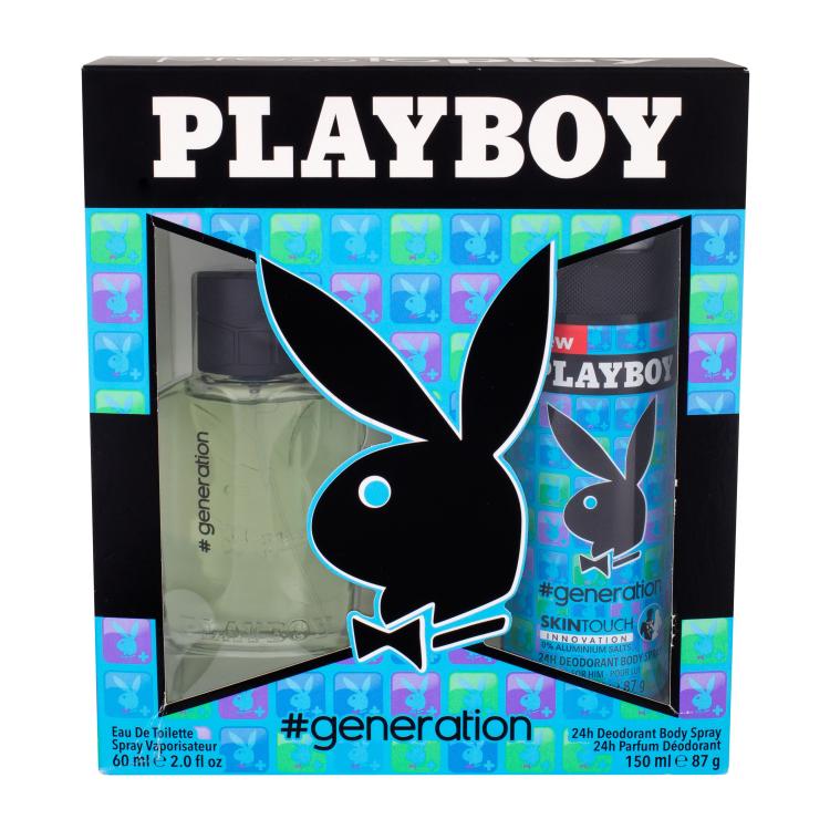 Playboy Generation For Him Подаръчен комплект EDT 60 ml  + дезодорант 150 ml