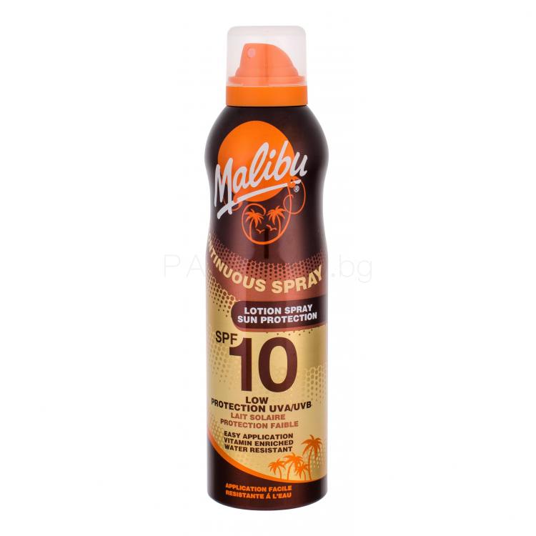 Malibu Continuous Spray SPF10 Слънцезащитна козметика за тяло 175 ml
