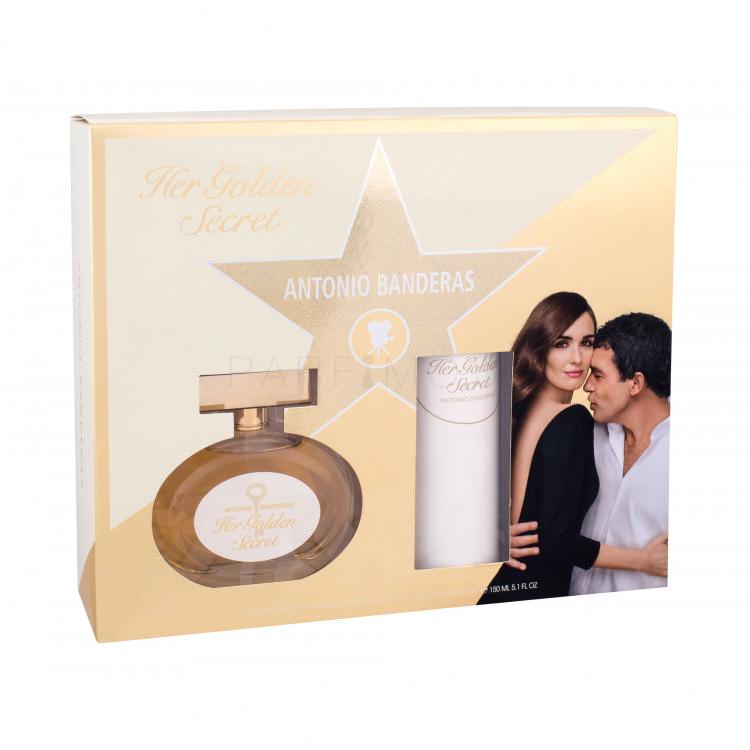 Antonio Banderas Her Golden Secret Подаръчен комплект EDT 80 ml + дезодорант 150 ml