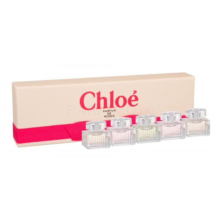 Chloé Mini Set 2 Подаръчен комплект EDP Chloé 2x 5 ml + EDT L´Eau de Chloé 5 ml + EDT Roses de Chloé 2x 5 ml