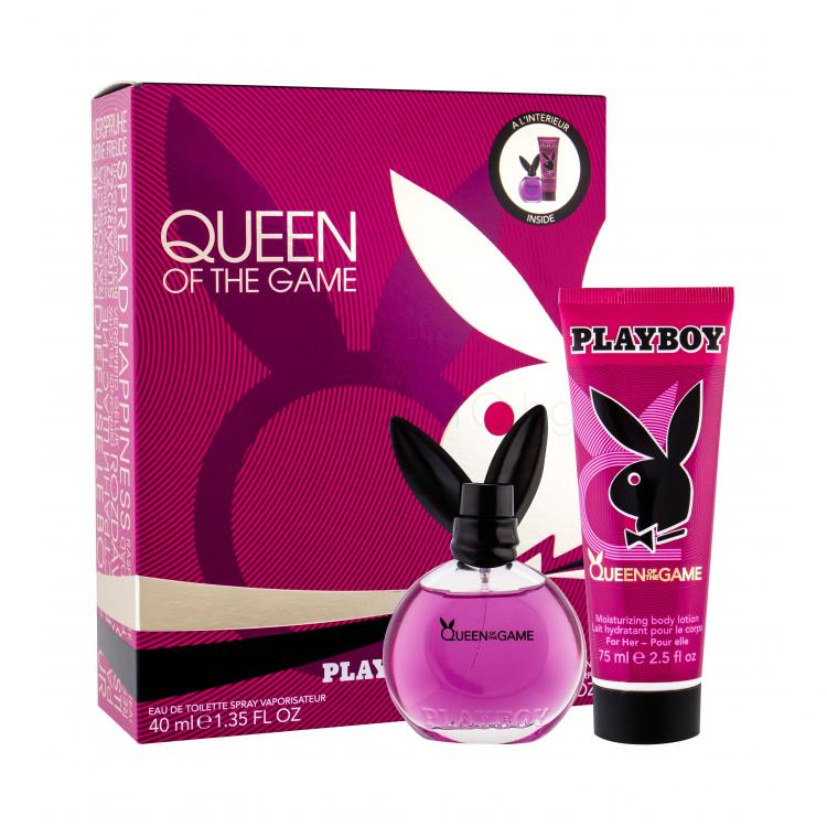 Playboy Queen of the Game Подаръчен комплект EDT 40 ml + лосион за тяло 75 ml
