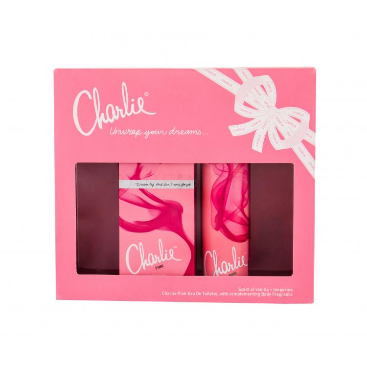 Revlon Charlie Pink Подаръчен комплект EDT 30 ml + дезодорант 75 ml
