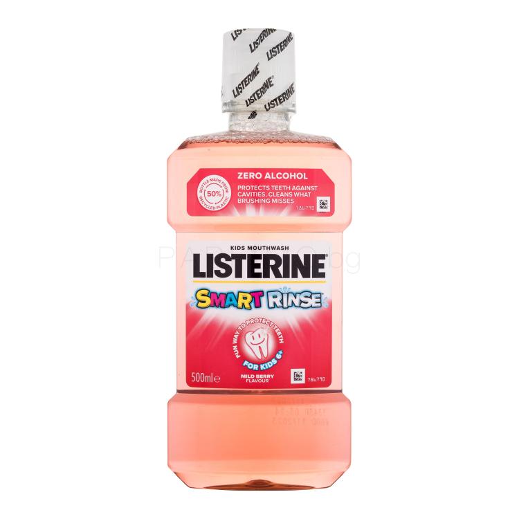 Listerine Smart Rinse Mild Berry Вода за уста за деца 500 ml