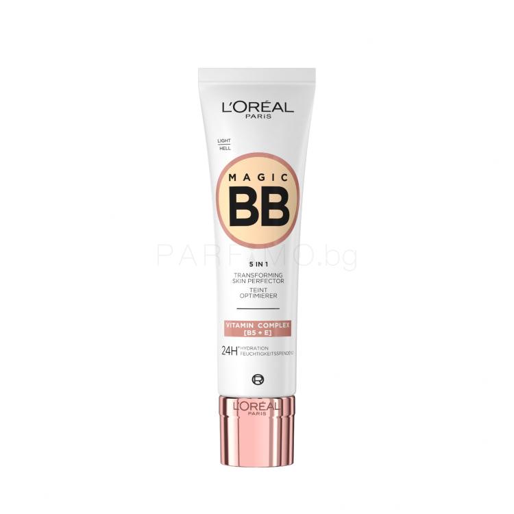 L&#039;Oréal Paris Magic BB 5in1 Transforming Skin Perfector BB крем за жени 30 ml Нюанс Light