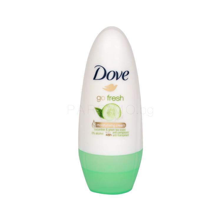 Dove Go Fresh Cucumber &amp; Green Tea 48h Антиперспирант за жени 50 ml