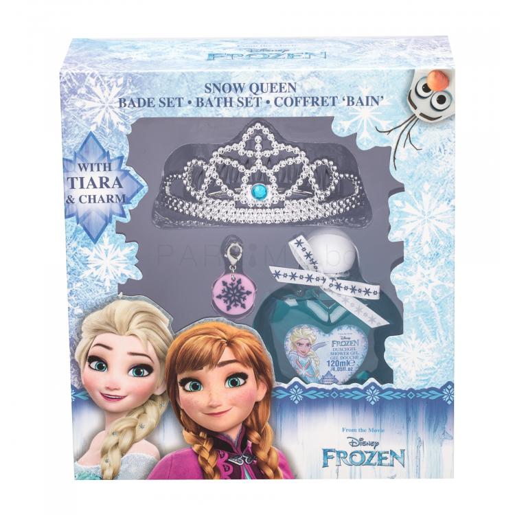 Disney Frozen Подаръчен комплект душ гел 120 ml + корона + медальон