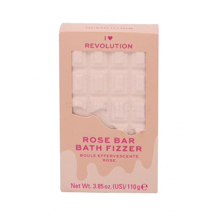 I Heart Revolution Chocolate Бомбичка за вана за жени 110 гр Нюанс Rose