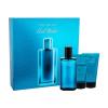 Davidoff Cool Water Подаръчен комплект EDT 75 ml + душ гел 50 ml + балсам след бръснене 50 ml увредена кутия