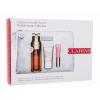 Clarins Double Serum Collection Подаръчен комплект серум за лице Double Serum 50 ml + балсам за лице Beauty Flash Balm 15 ml + блясък за устни Natural Lip Perfector 5 ml 01 Rose Shimmer + козметичен несесер