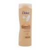 Dove Body Love Care + Visible Glow Self-Tan Lotion Автобронзант за жени 400 ml Нюанс Light to Medium