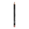 NYX Professional Makeup Slim Lip Pencil Молив за устни за жени 1 гр Нюанс 860 Peekaboo Neutral