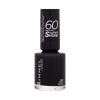 Rimmel London 60 Seconds Super Shine Лак за нокти за жени 8 ml Нюанс 900 Rita´s Black